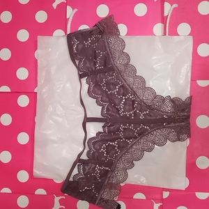 Victoria's Secret, very sexy, cheeky, extra small, gray